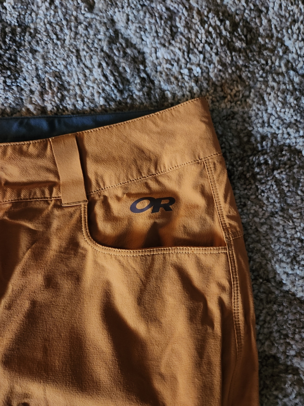 Outdoor Research Mustard/Tan Outdoor Pants with OR Logo